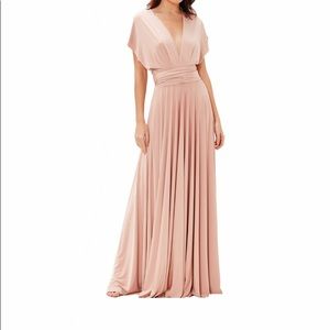 Twobirds Classic Ballgown in Blush